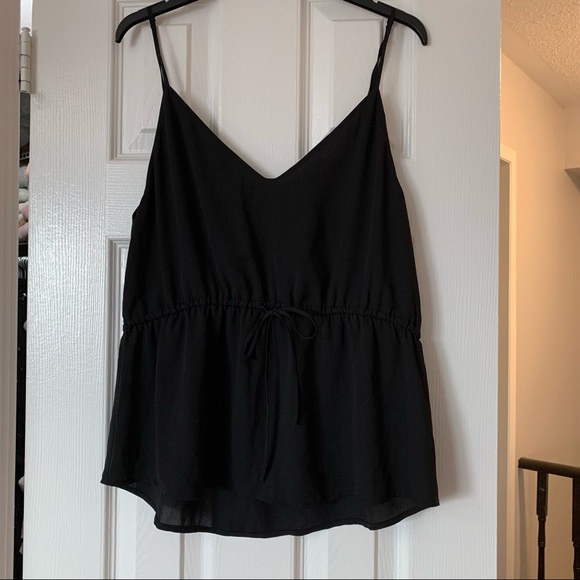 Aritzia Babaton Black V-neck Warren Cami - Picture 3 of 10